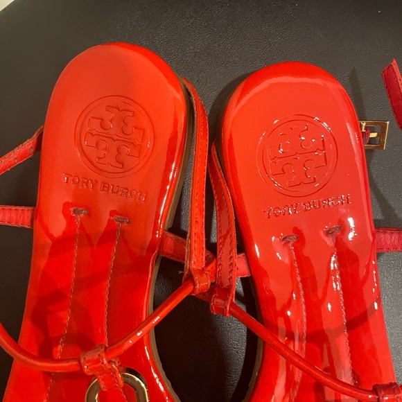 Tory Burch NIB red sandals 6.5 - Picture 3 of 6